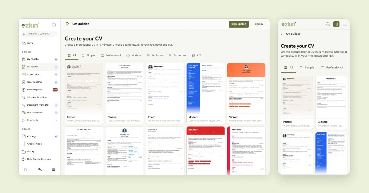 Cover for the guide on choosing the right resume template