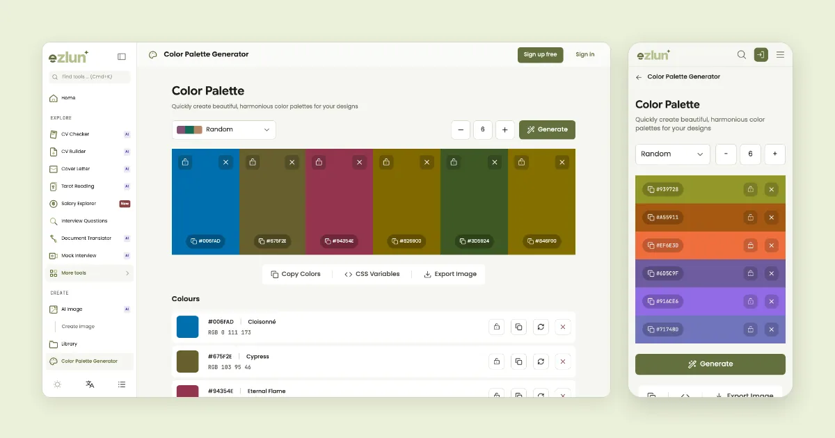 Cover for the guide to choosing a website color palette