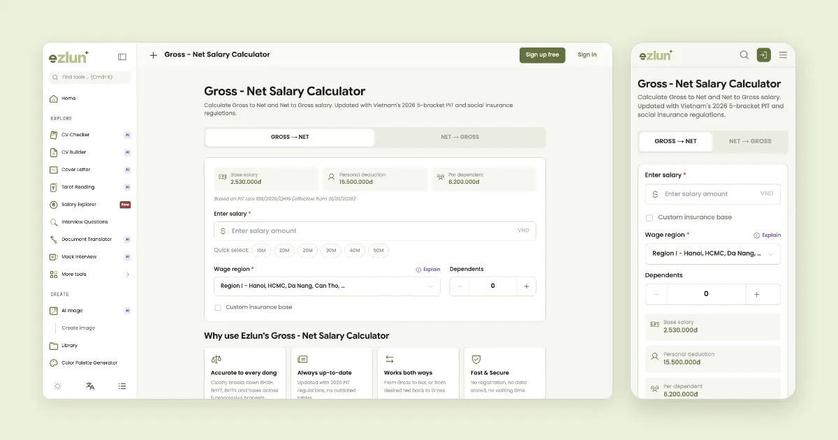 Cover for the explainer on the gross to net salary formula