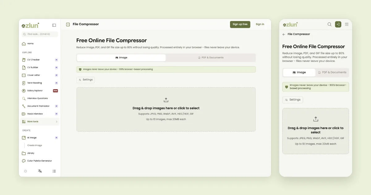 Cover for the guide to reducing PDF file size in a browser